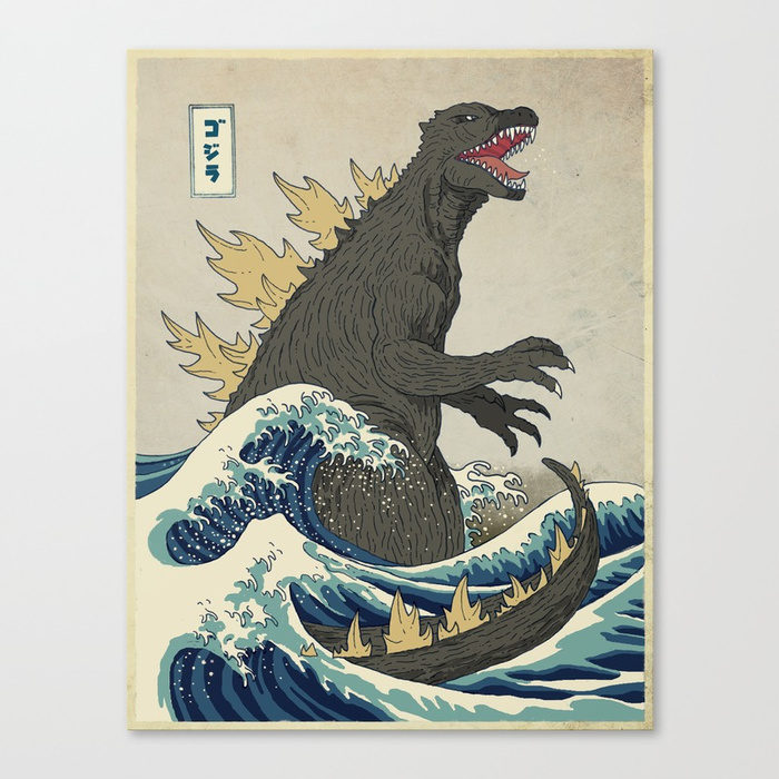 Godzilla heading to shore