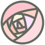 Stylized rose logo